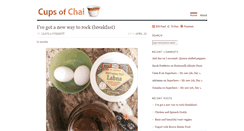 Desktop Screenshot of cupsofchai.com