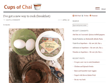 Tablet Screenshot of cupsofchai.com